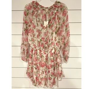 Loveshackfancy popover dress blushing rose